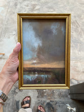 Load image into Gallery viewer, The Sunset, Woven (Study) - Original Framed Pastel Painting by Bethany Fields